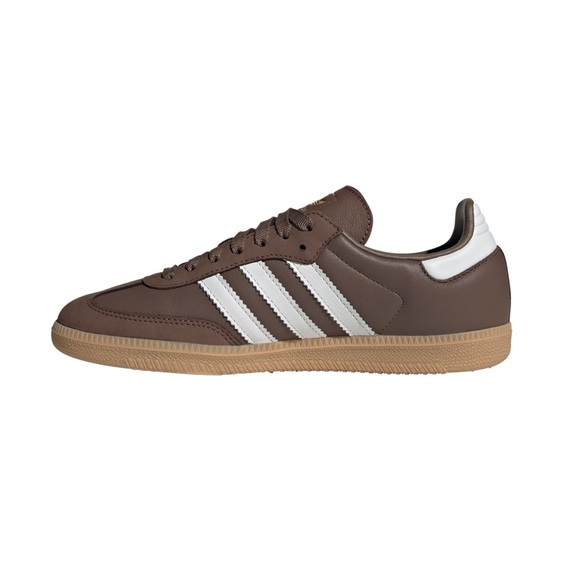 WMNS ADIDAS SAMBA OG HOT CHOCOLATE BROWN TAN CREAM GUM SOLE WOMENS EARTH STRATA - Picture 9 of 11